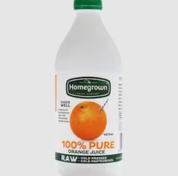 Homegrown Orange Juice